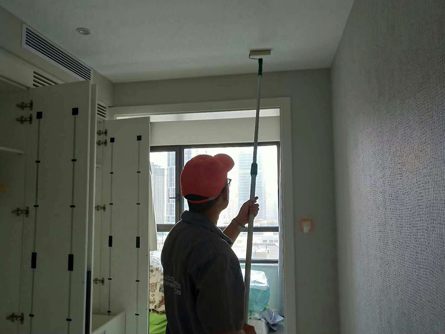 臥室頂面滾筒全方位施工 臥室頂面滾筒全方位施工