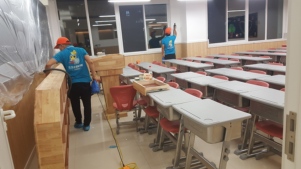 教室全方位噴涂施工治理甲醛 教室全方位噴涂施工治理甲醛