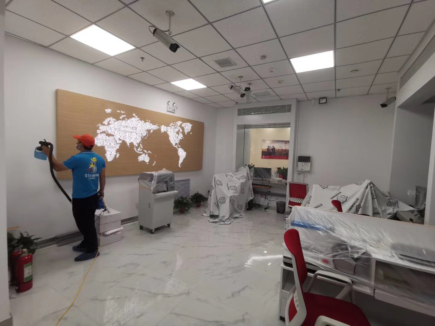 中國銀行墻壁除甲醛施工 中國銀行墻壁除甲醛施工