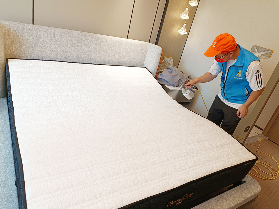 臥室床墊噴槍施工治理甲醛 臥室床墊噴槍施工治理甲醛