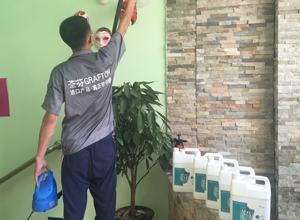 渭南大風(fēng)車幼兒園除甲醛施工案例