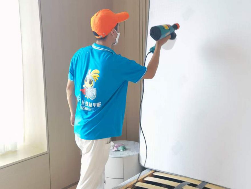 深圳銀湖藍山?復(fù)試大宅除甲醛施工