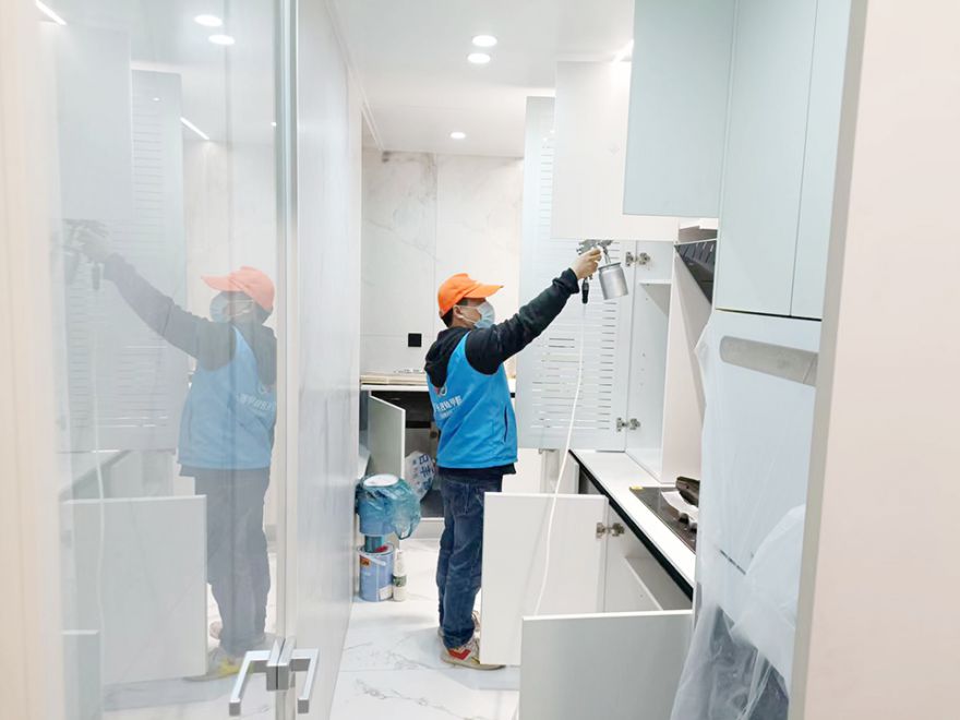 華遠君城除甲醛施工案例