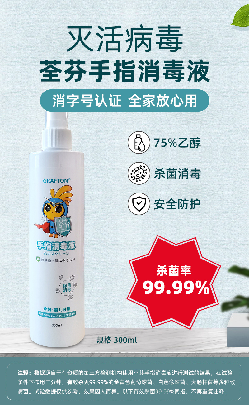 荃芬手指消毒液概況 荃芬手指消毒液概況